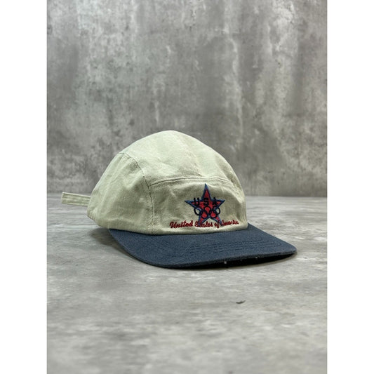 Vintage 90s Team USA Olympics Embroidered Logo Five Panel Strapback Hat OSFA
