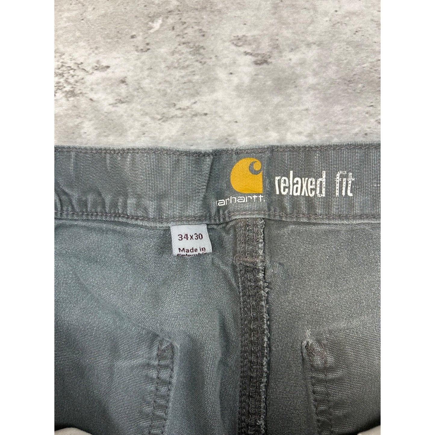 Carhartt Relaxed Fit Canvas Workwear Carpenter Pants Size 33