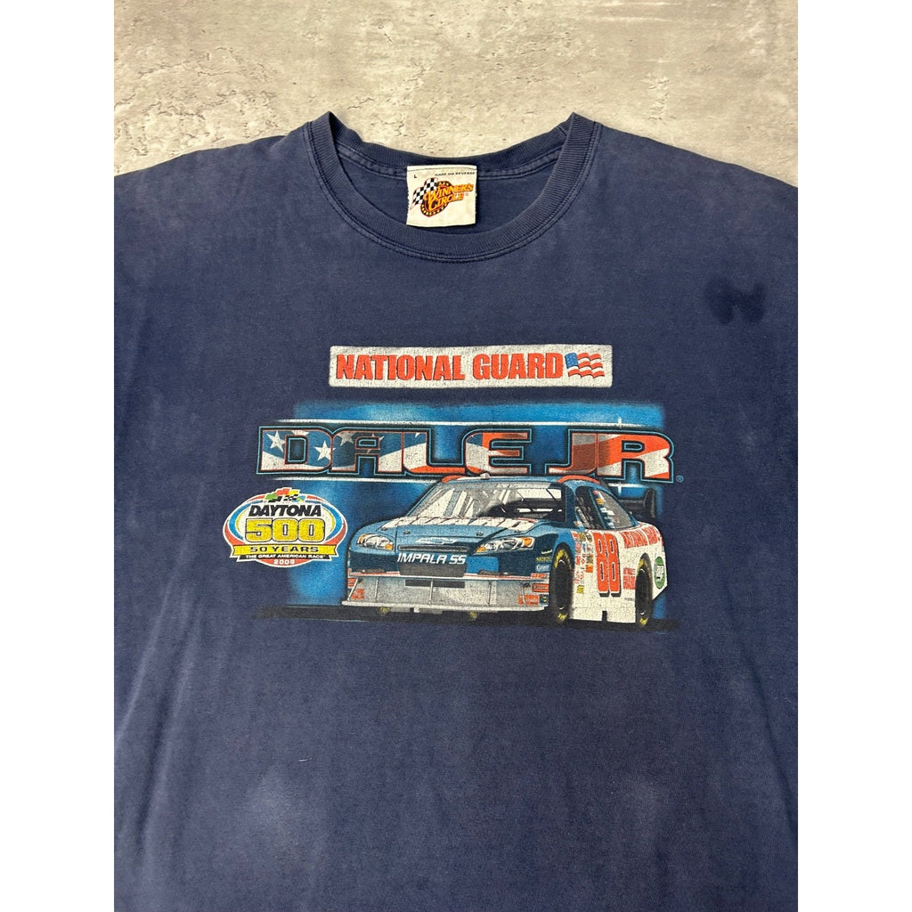 Vintage Dale Earnhardt Jr #88 National Guard Racing Nascar T-Shirt Size Large
