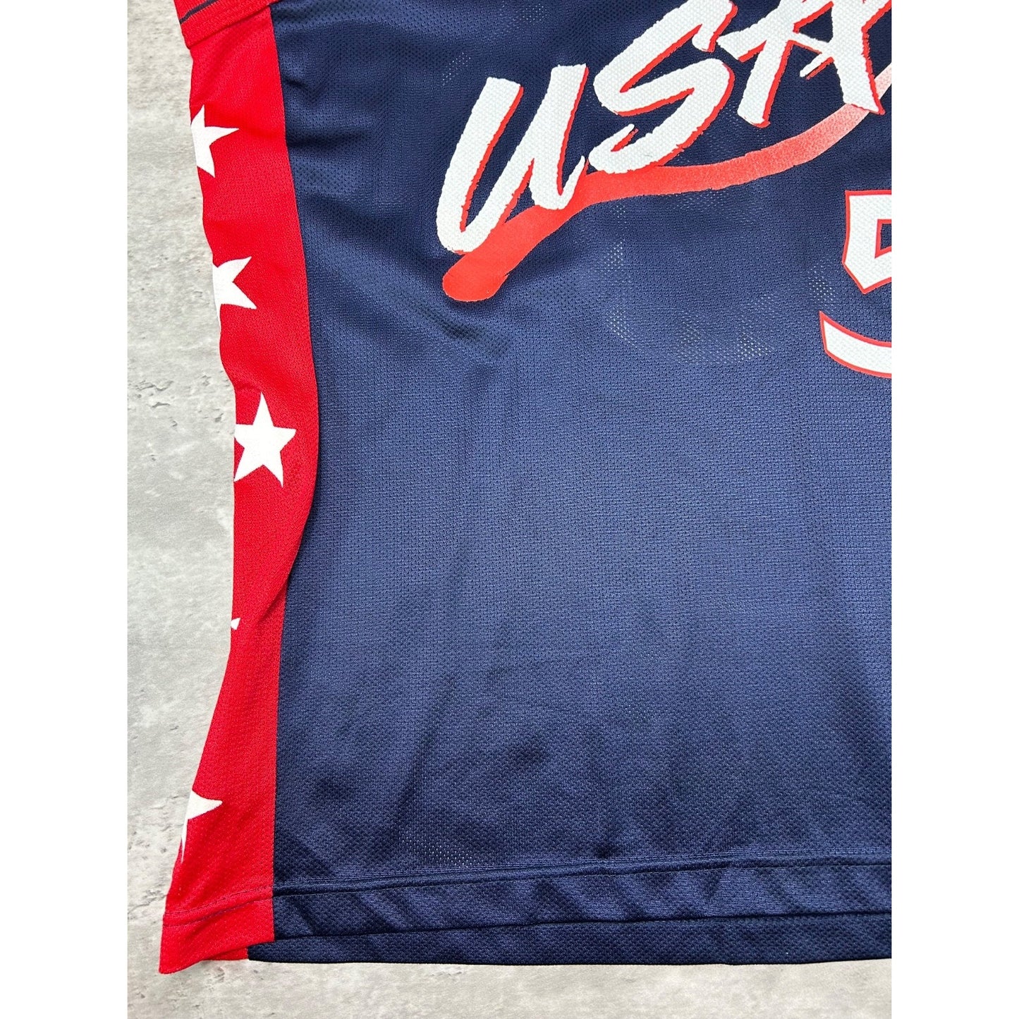 Vintage 90s Grant Hill #5 Olympic Team USA Basketball Dream Team Jersey Sz Large