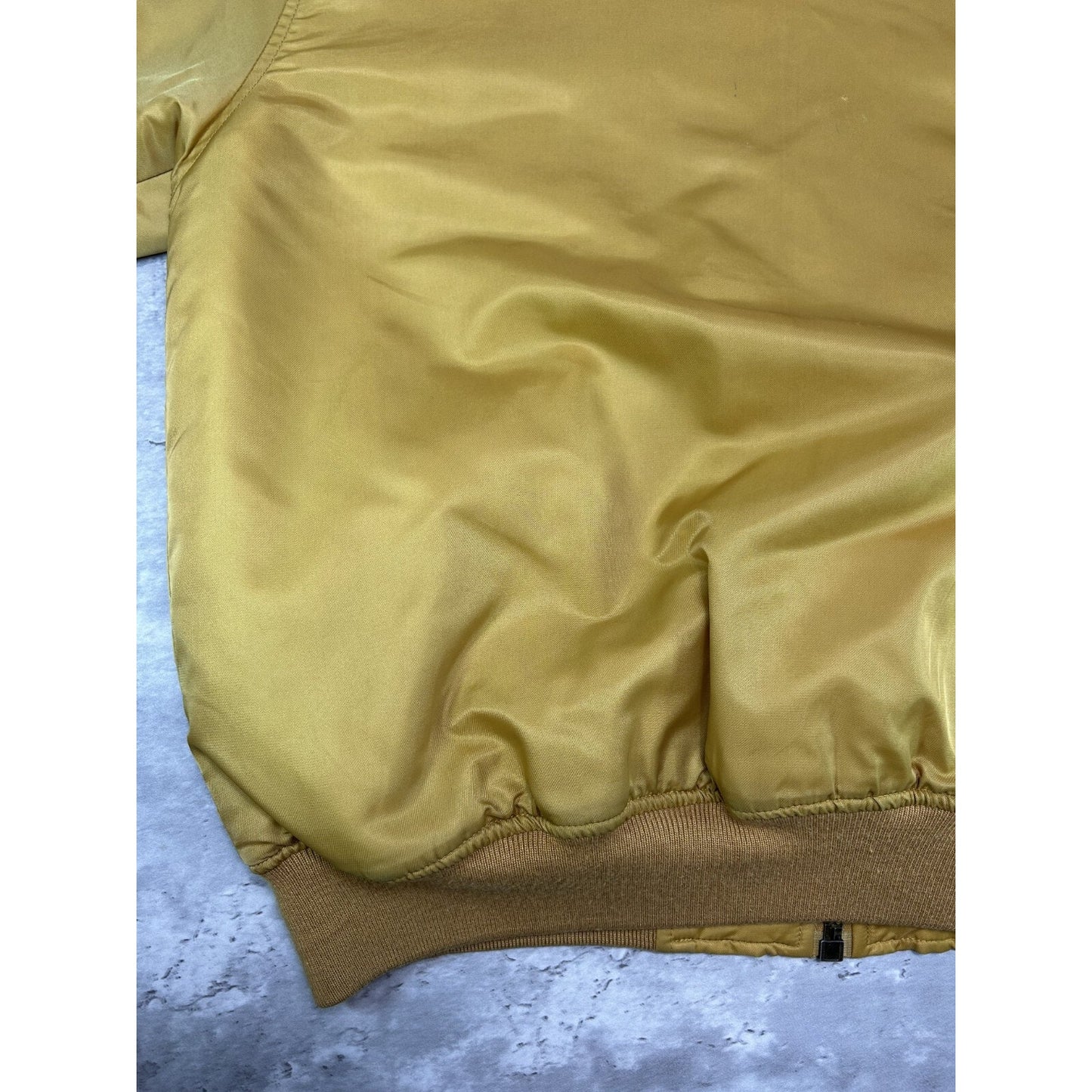 Vintage Y2K Southpole Nylon Full Zip Bomber Jacket Size XL Yellow
