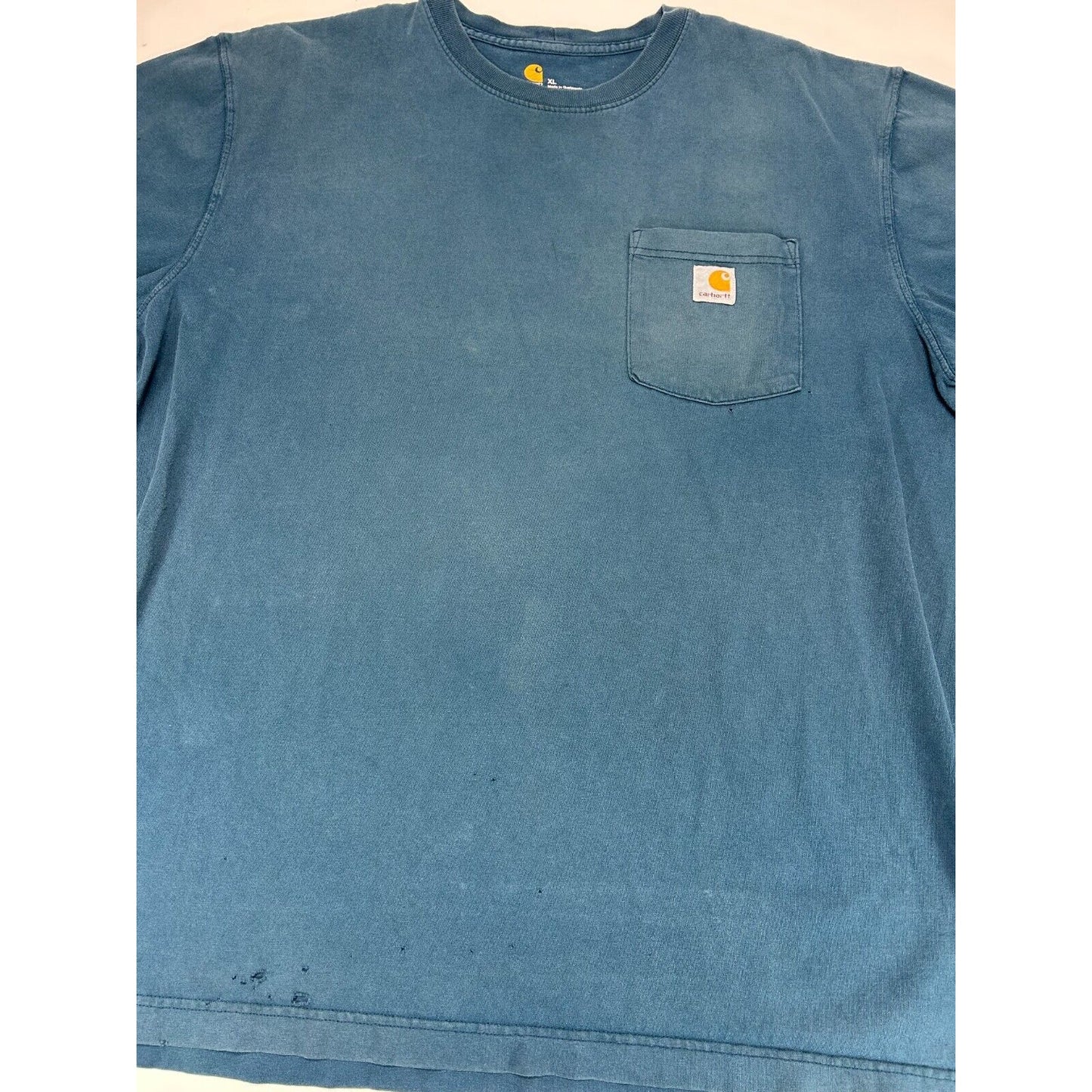 Carhartt Original Fit Embroidered Patch Pocket Workwear T-Shirt Size XL