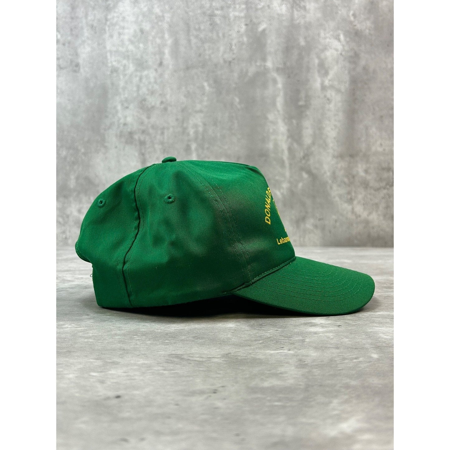 Vintage 90s John Deere Donald Farm & Lawn Graphic Spellout Snapback Hat OSFA