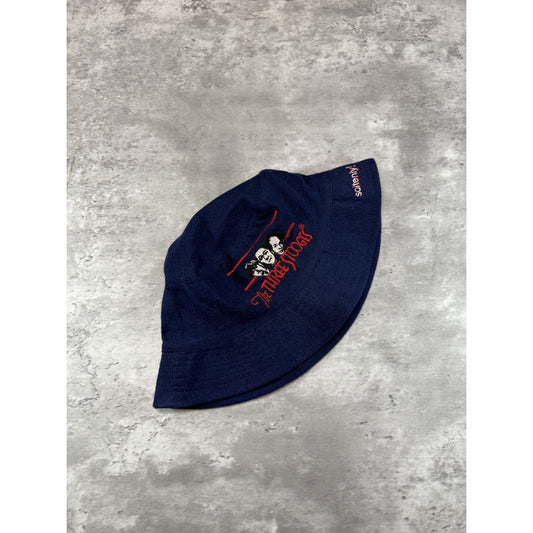 Vintage 2001 The Three Stooges Embroidered Characters Bucket Hat OSFA