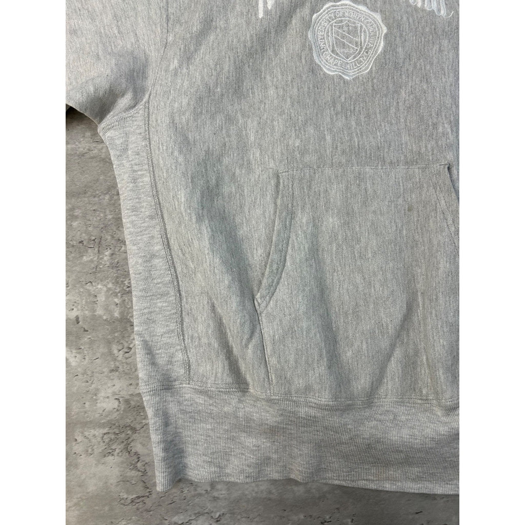 VTG 90s UNC Tarheels NCAA Champion Reverse Weave Hooded Sweatshirt Size XL