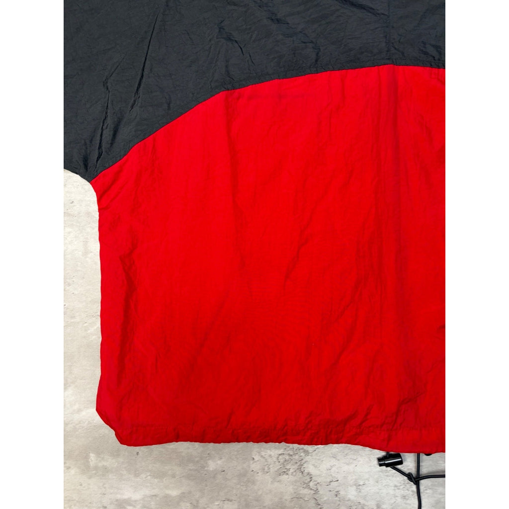 Vintage 90s Marlboro Adventure Team Two Tone Hooded Windbreaker Jacket Sz Large