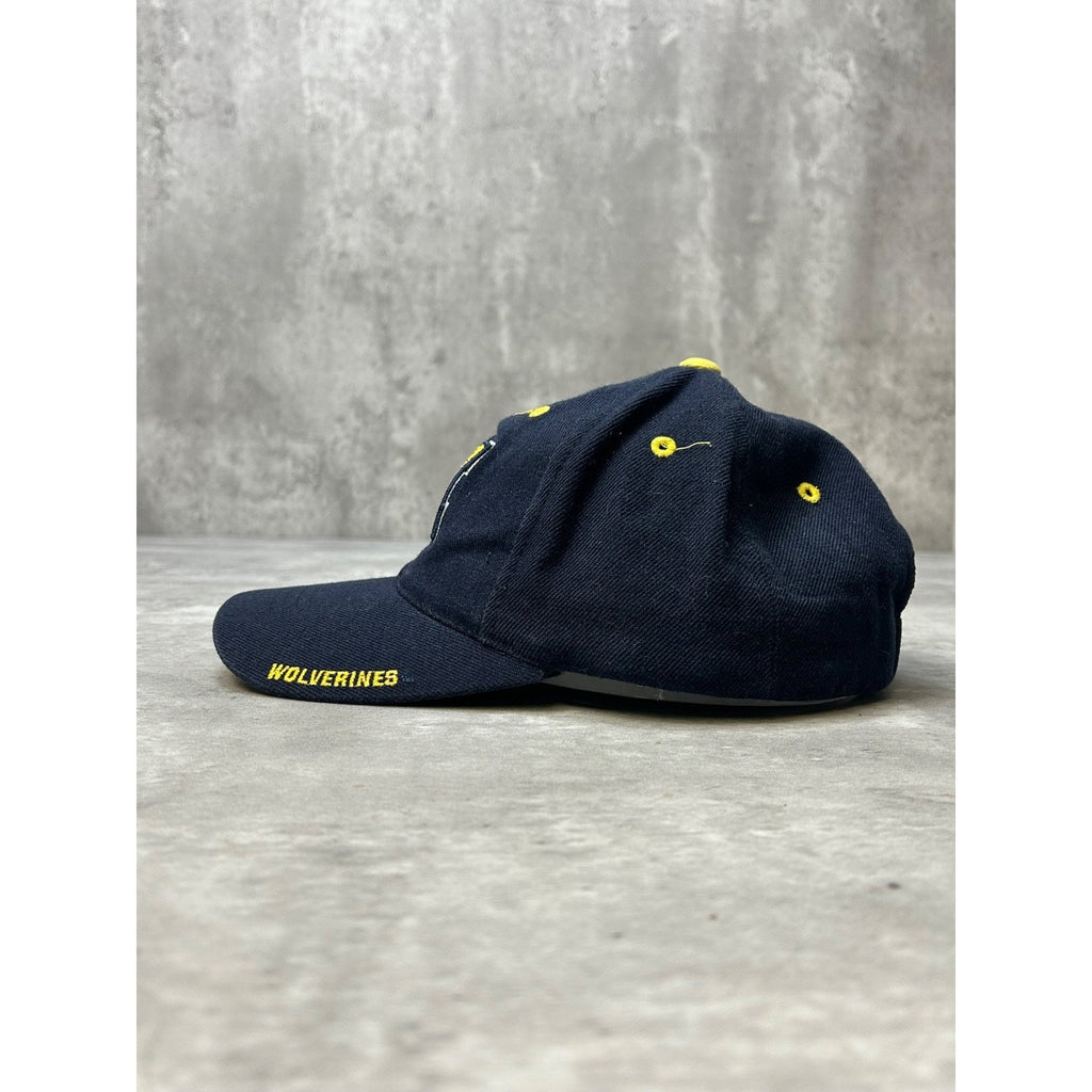 Vintage Michigan Wolverines NCAA Embroidered Logo Strapback Hat OSFA