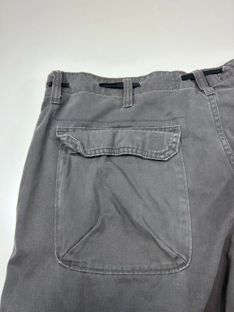 Wrangler Authentics Workwear Multi-Pocket Cargo Pants Size 36 Gray