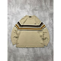 Vintage Y2K South Pole Embroidered Logo Striped Knit Sweater Size Medium