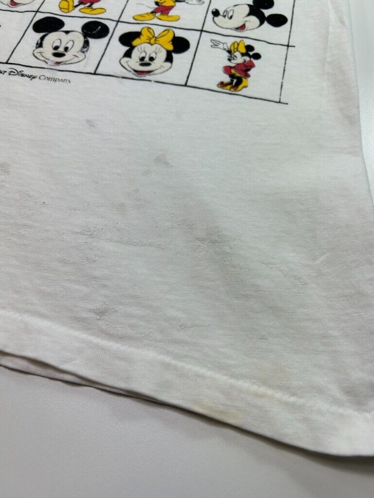 Vintage 80s Champion Ohio State NCAA Mickey & Minnie Mouse Disney T-Shirt Medium