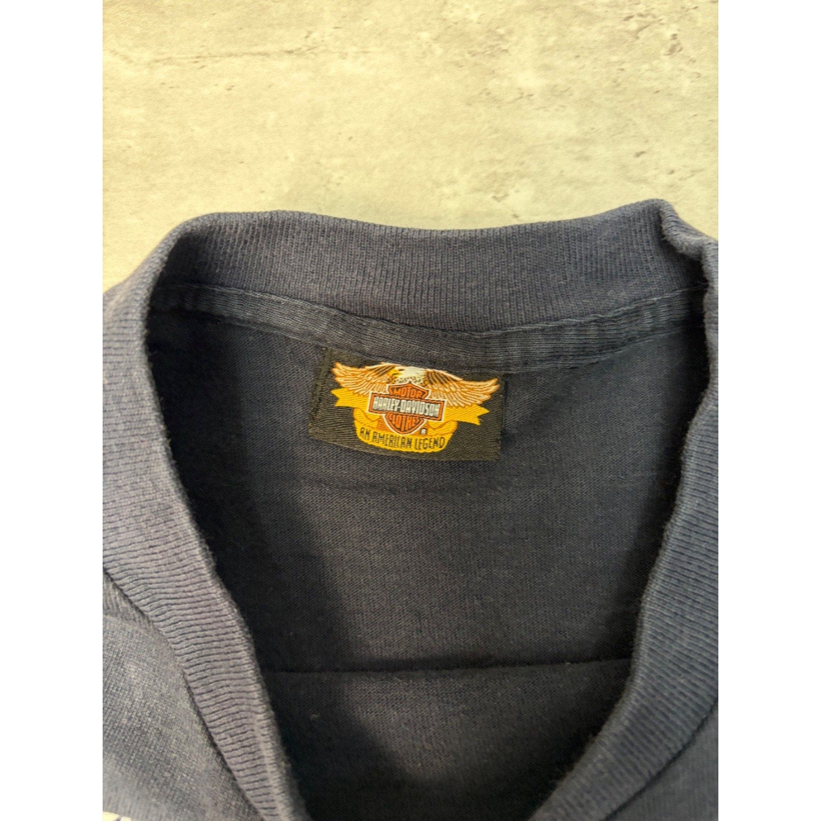 Vintage Harley Davidson Eagle Engine Graphic T-Shirt Size Large