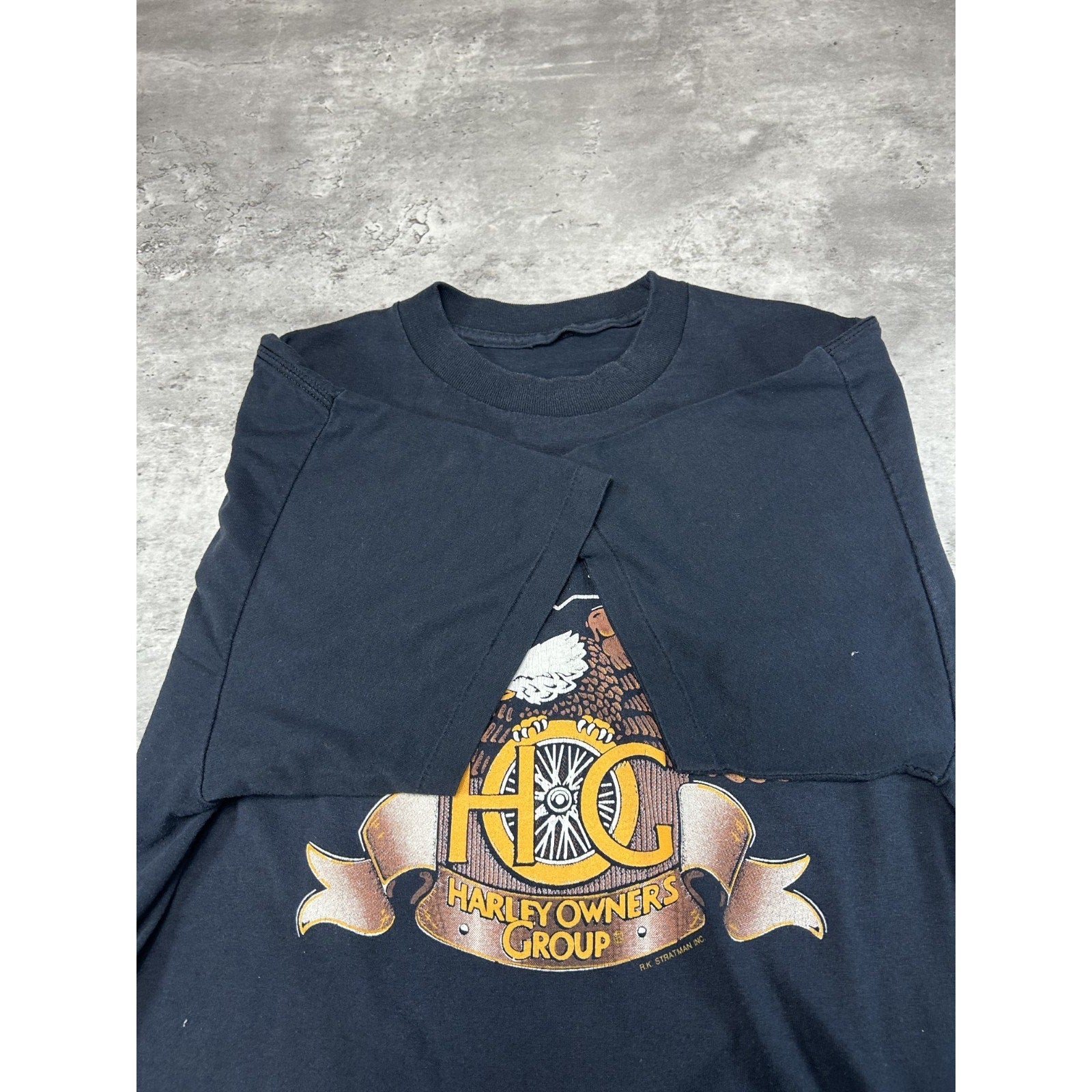 【90s】Harley Davidson big T-shirt old Vintage Harley Davidson Big Moose T-Shirt Size Medium 90s