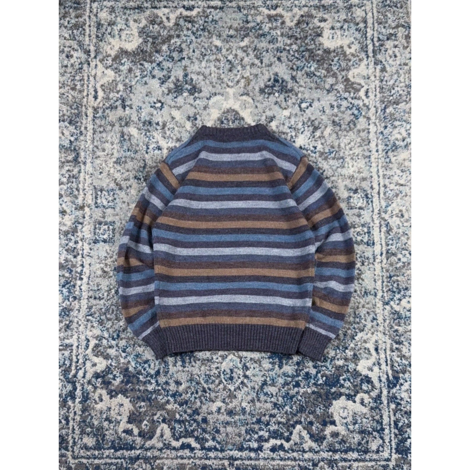 Vintage Le Tigre Striped Pullover Knit Sweater Size Small