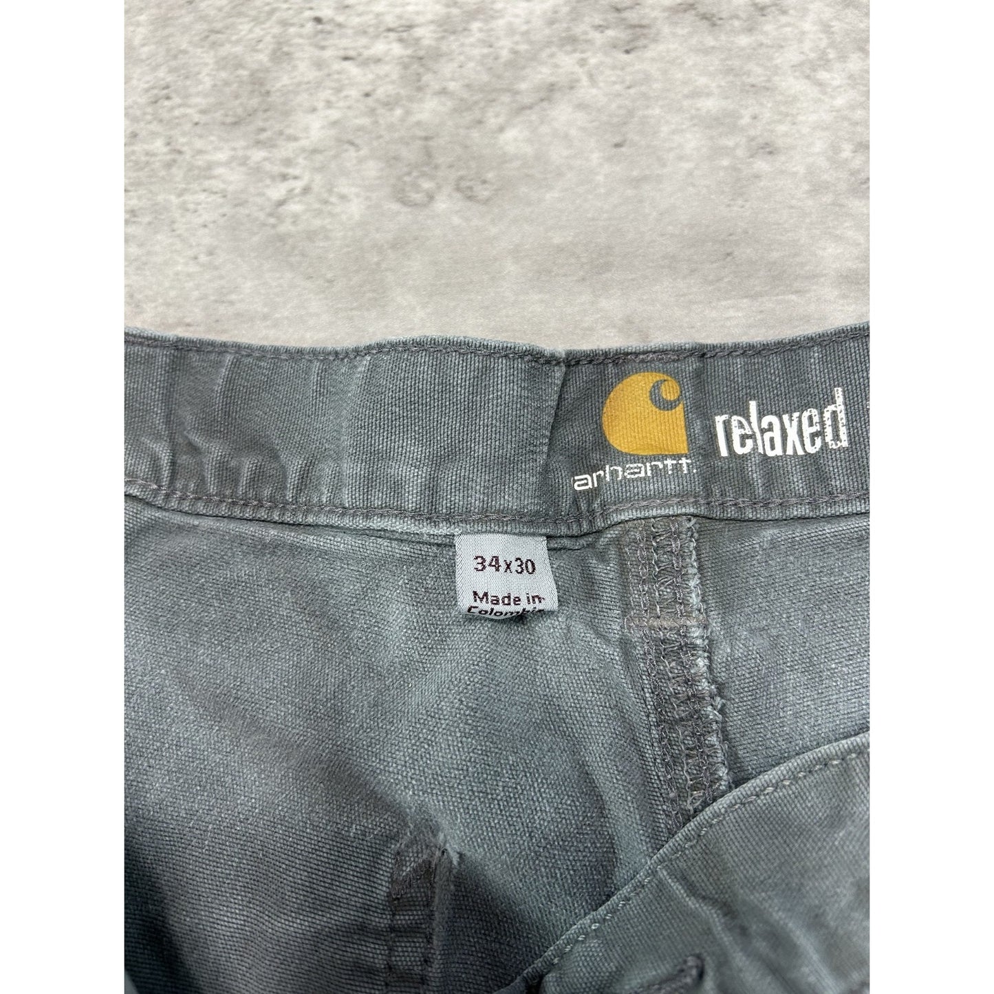 Carhartt Relaxed Fit Canvas Workwear Five Pocket Pants Size 34