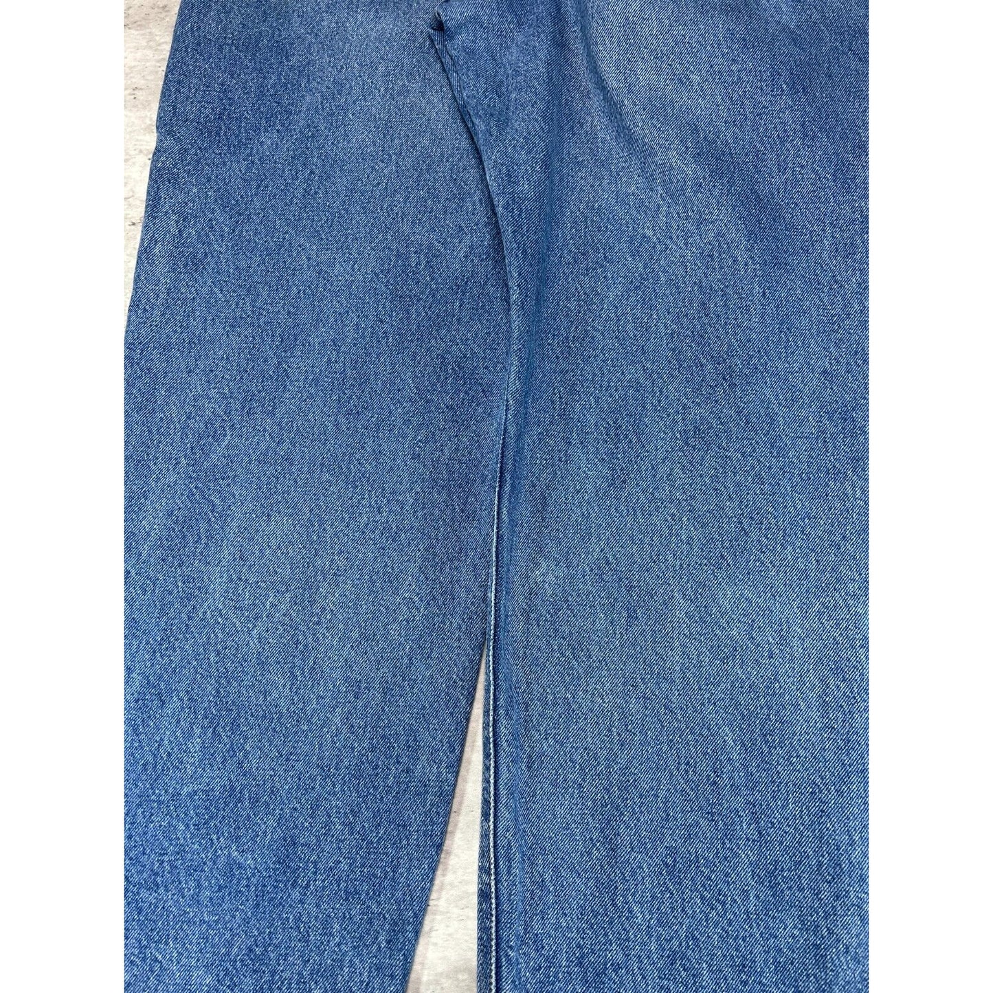 Carhartt Relaxed Fit Medium Wash Denim Workwear Pants Size 36