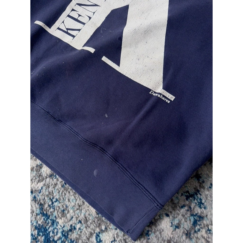 Vintage 90s Kentucky Wildcats NCAA Big Logo Graphic Sweatshirt Size Large