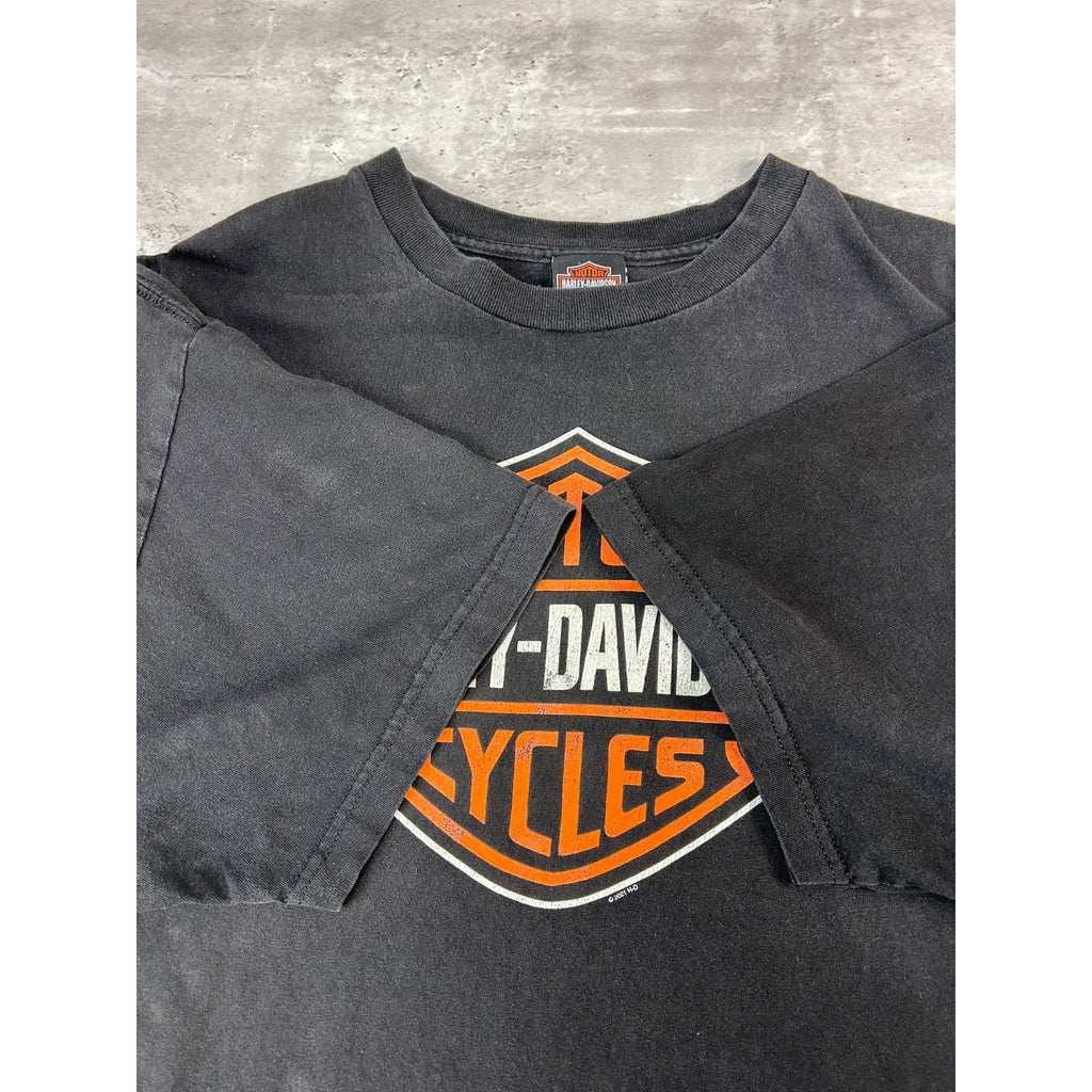 Harley Davidson Motorcycles Classic Logo Graphic T-Shirt Size 2XL
