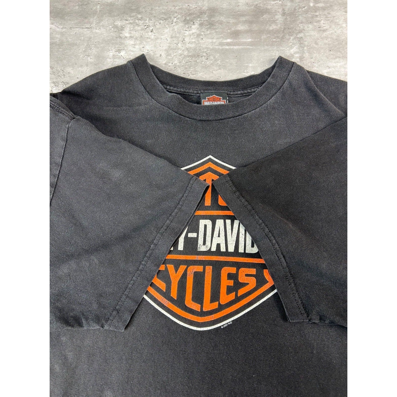 Harley Davidson Motorcycles Classic Logo Graphic T-Shirt Size 2XL