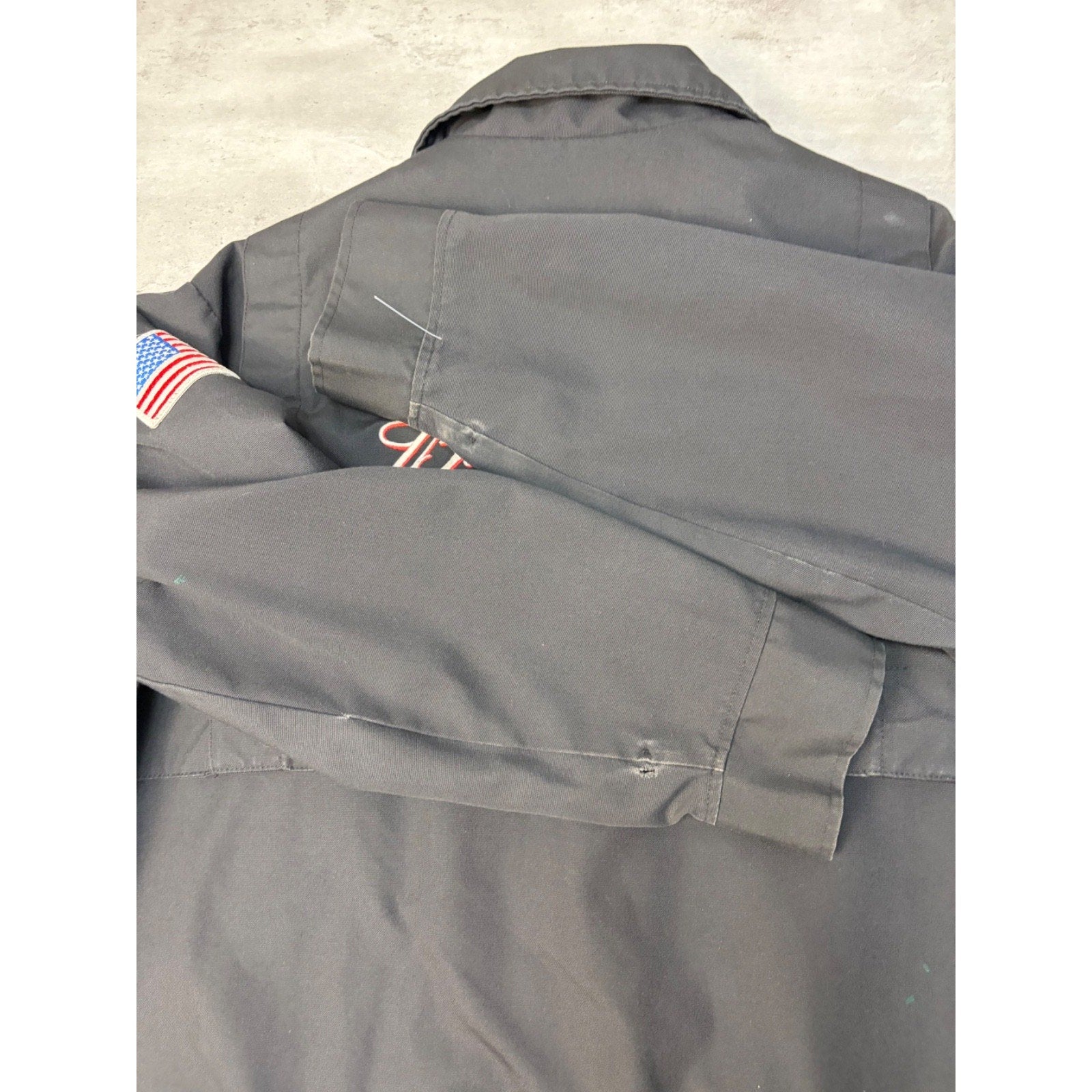 Vintage 80s/90s Budweiser Embroidered Logo Full Zip Bomber Jacket Size XL