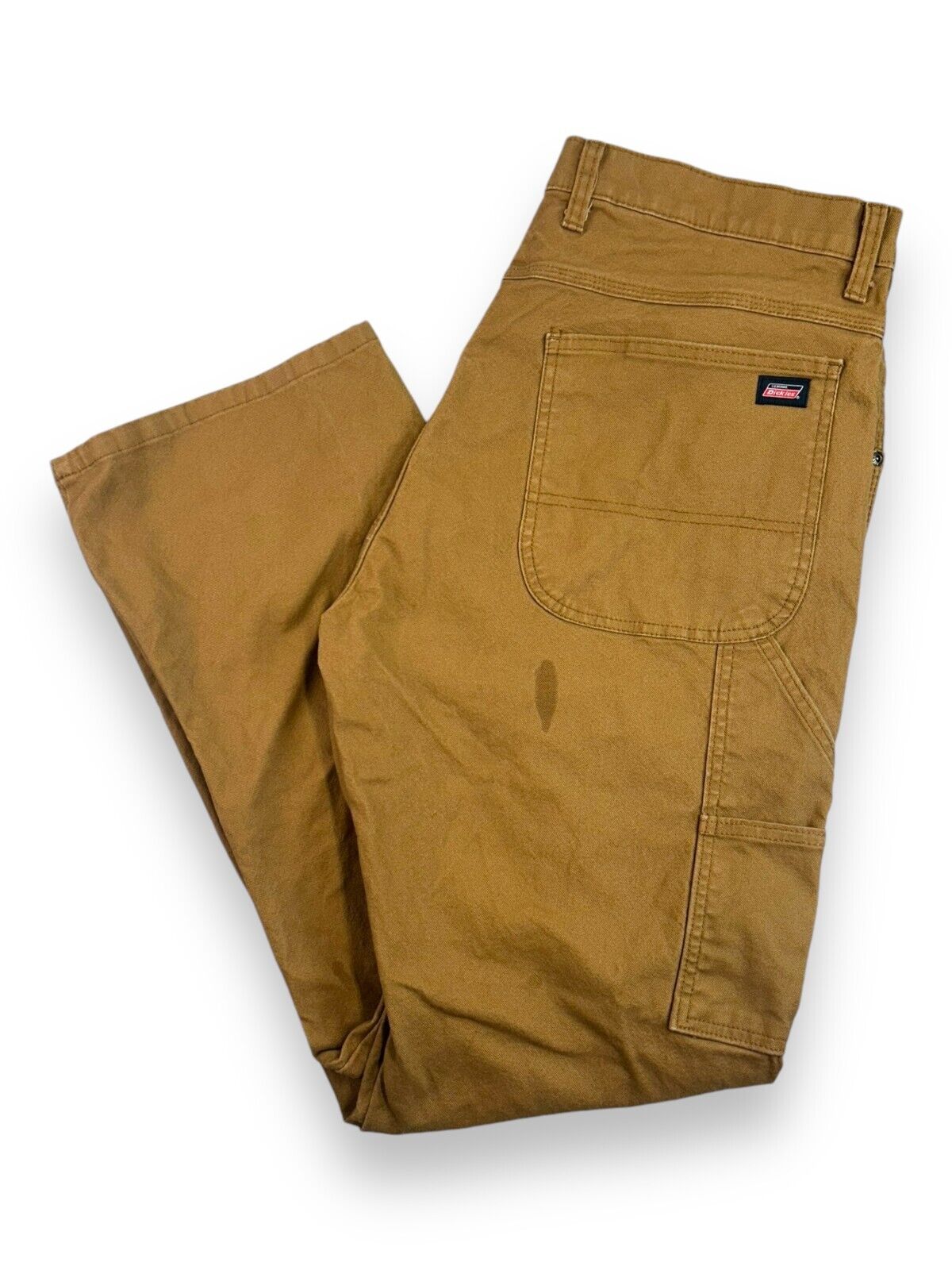 Dickies Canvas Workwear Carpenter Pants Size 38 Brown