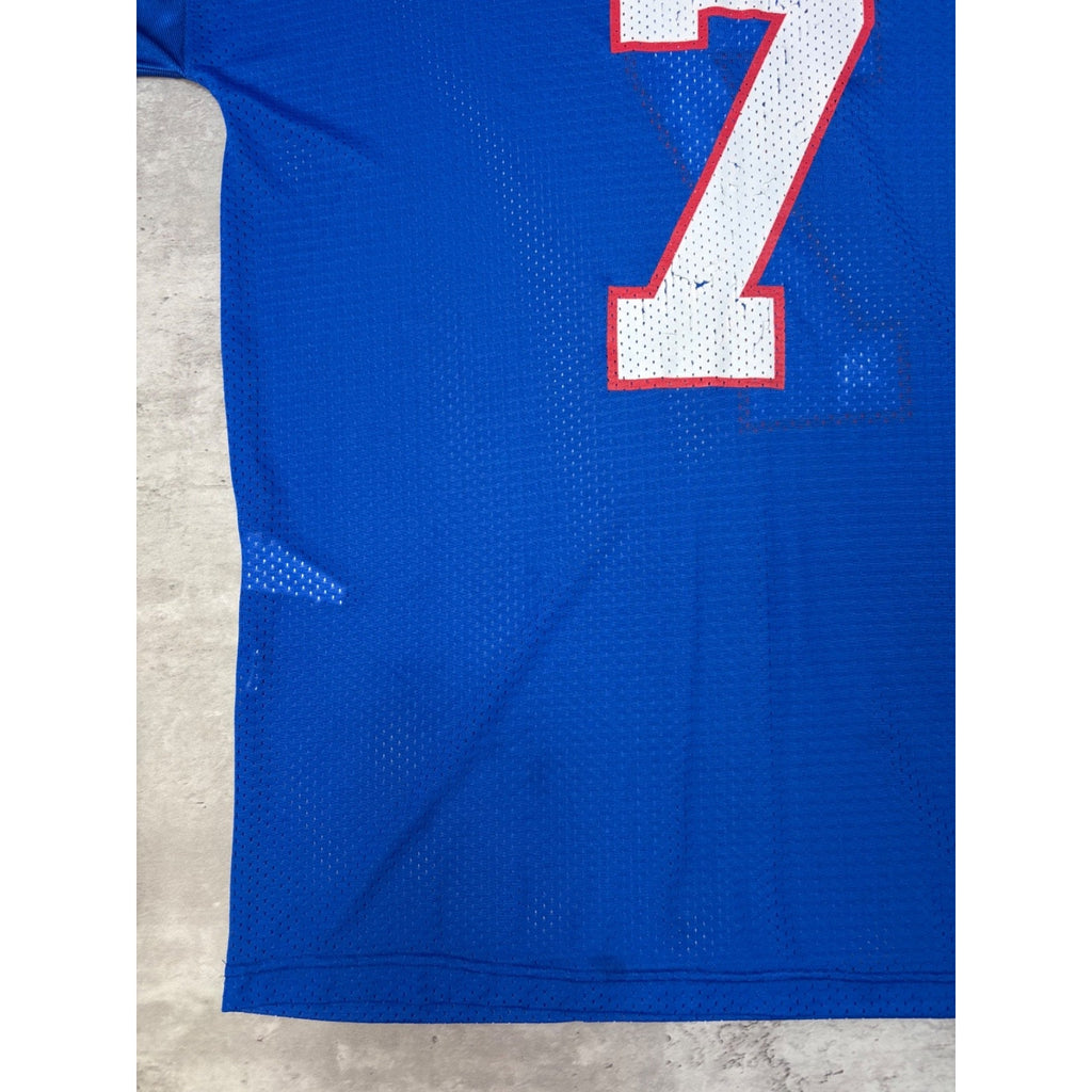 Vintage 90s Doug Flutie #7 Buffalo Bills NFL Starter Football Jersey Size XL