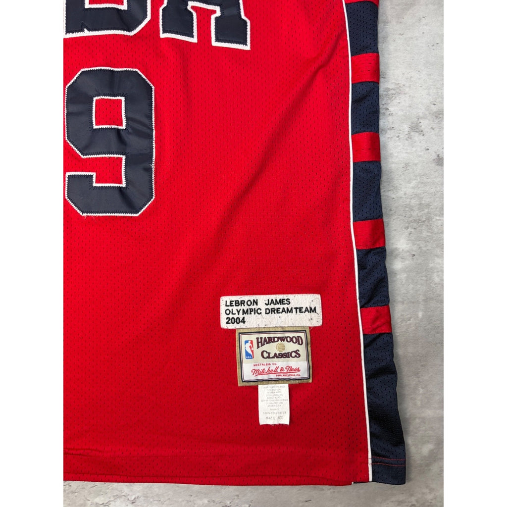 Lebron James #6 USA Dream Team NBA Basketball Jersey Size XL
