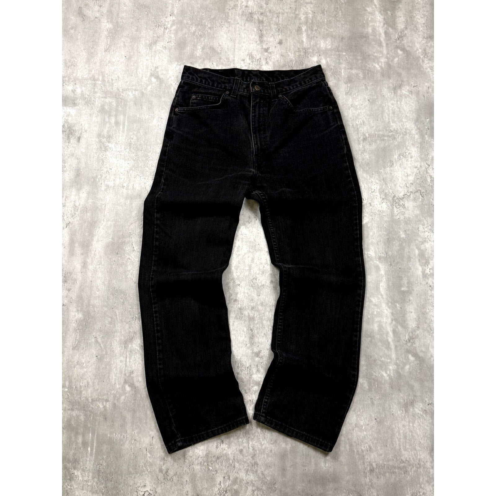 Vintage 80s/90s Levis Orange Tab Black Wash Pants Size 31