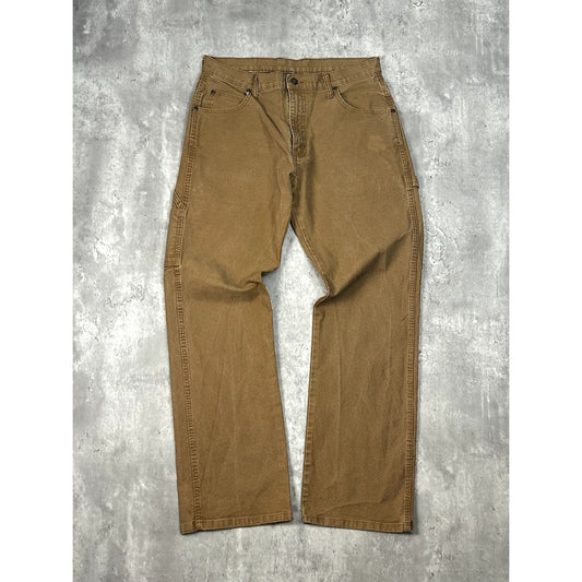 Dickies Canvas Workwear Carpenter Pants Size 33 Brown