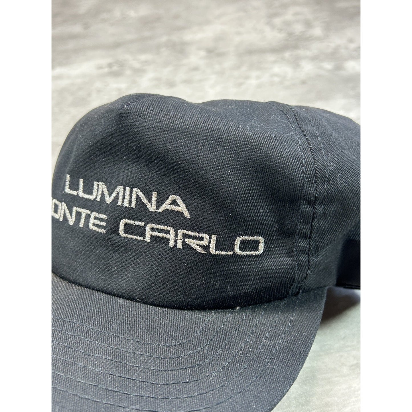 Vintage 90s Chevrolet Lumina Monte Carlo Embroidered Spellout Snapback Hat OSFA