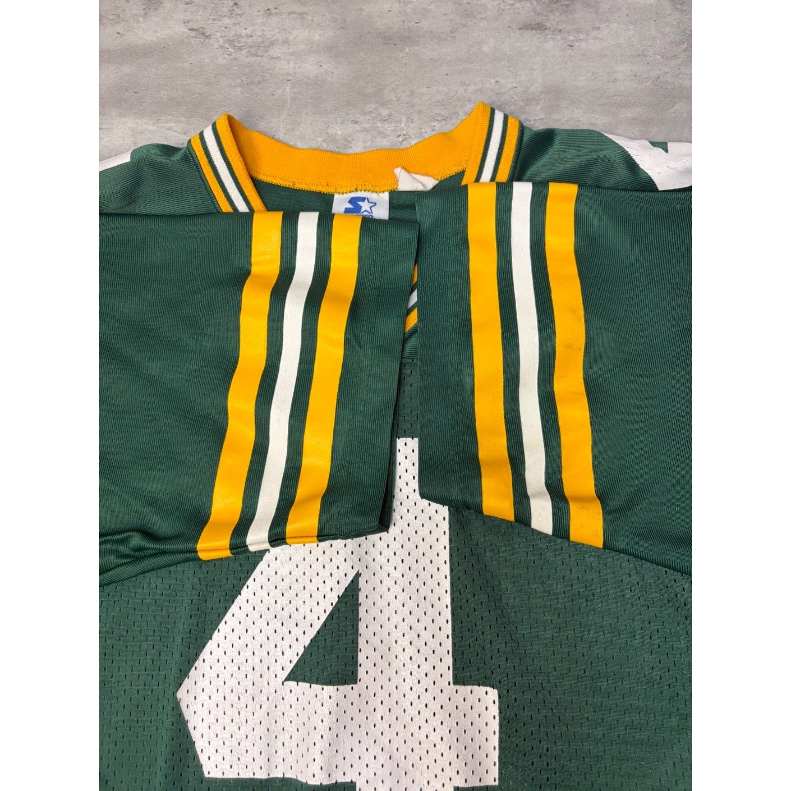 Vintage 1995 Brett Favre #4 Green Bay Packers NFL Starter Jersey Size Large