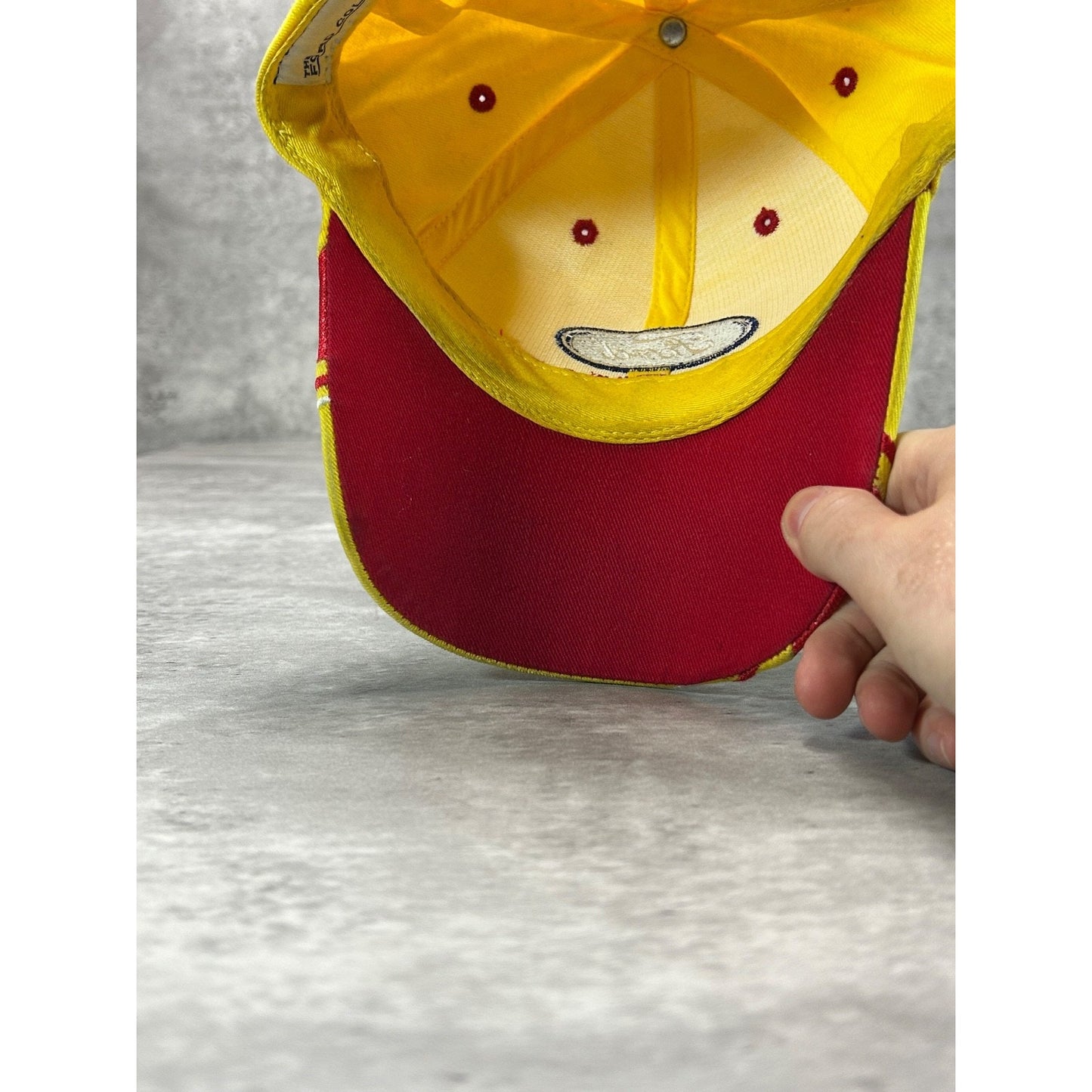 Vintage Ford Racing Nascar Embroidered Spellout Strapback Hat OSFA