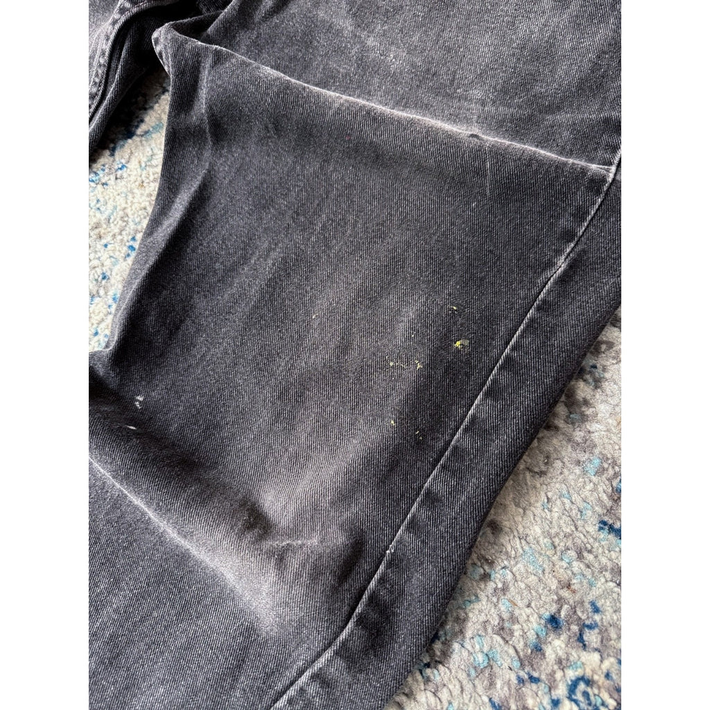 Vintage Levis 505 Red Tab Regular Fit Black Wash Denim Pants Size 38
