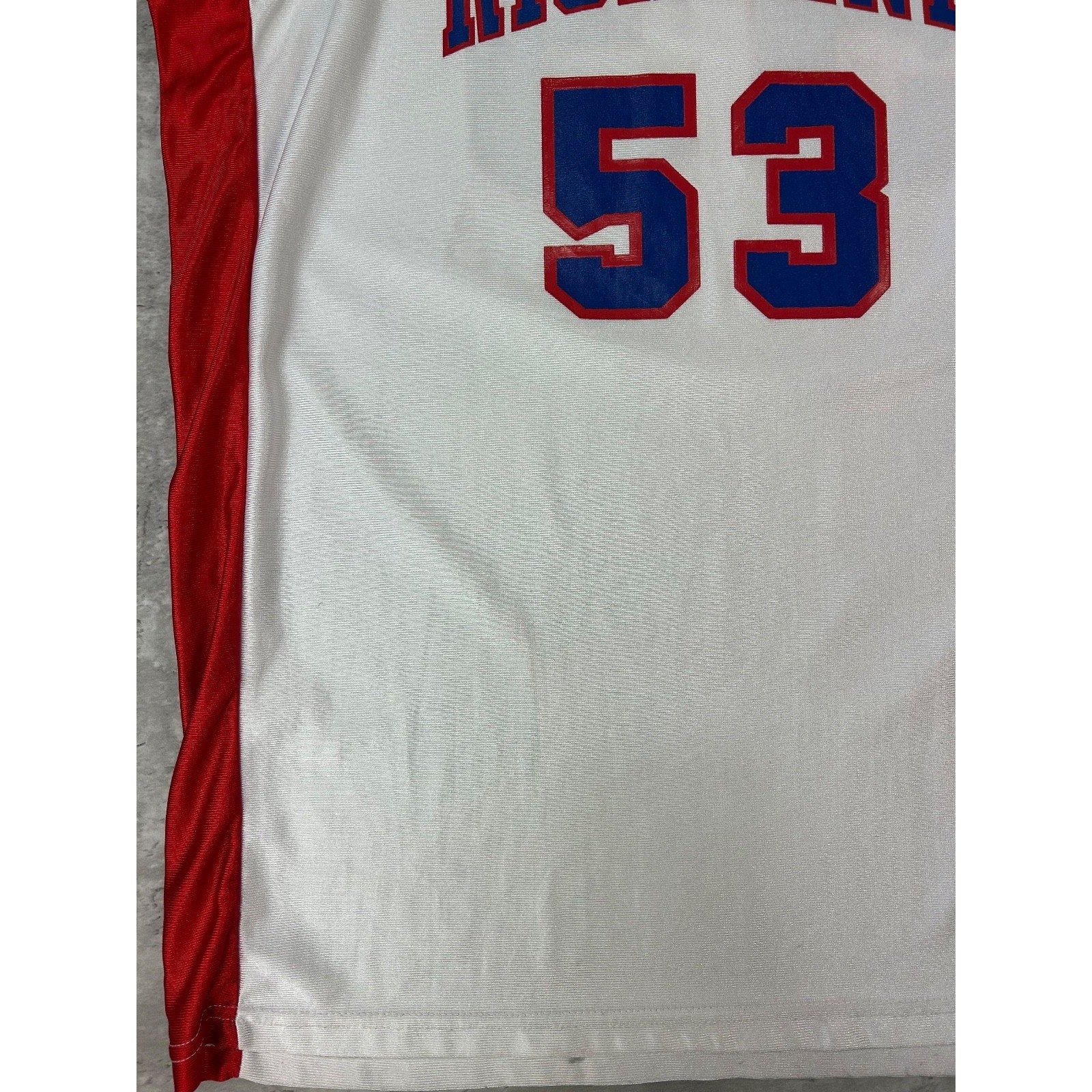 Vintage 90s Highland #53 Collegiate Nike Basketball Jersey Size XL