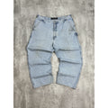 Vintage 90s Guess Jeans Light Wash Denim Carpenter Pants Size 36