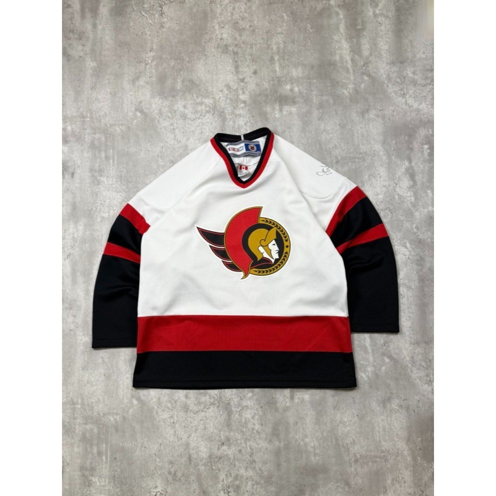 Vintage Ottawa Senators NHL CCM Hockey Jersey Size Medium