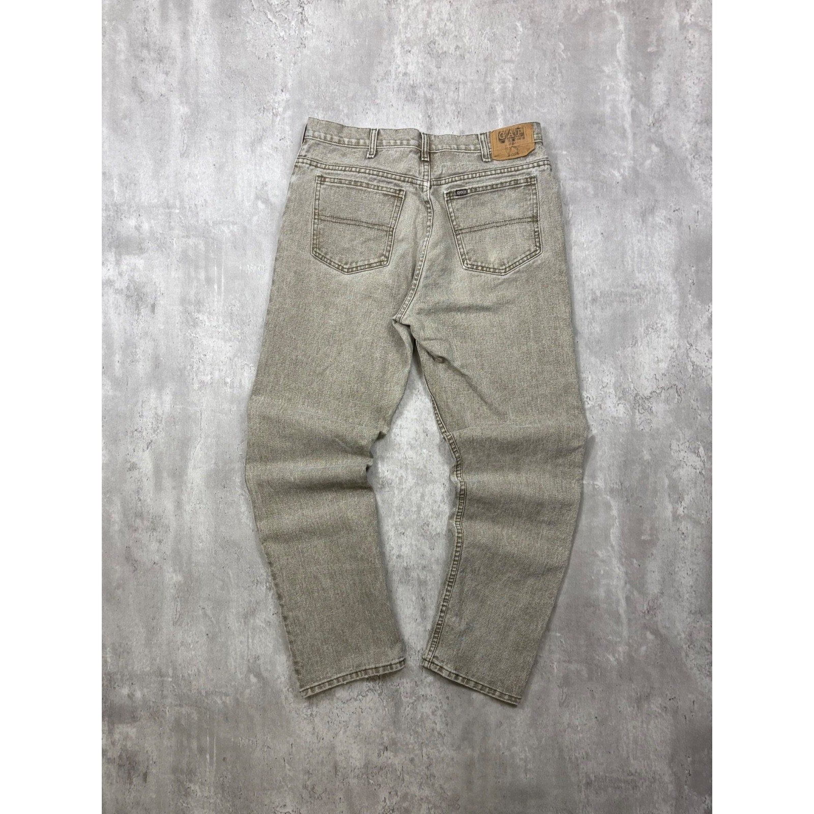 Vintage 90s Gap Gray Wash Denim Pants Size 33