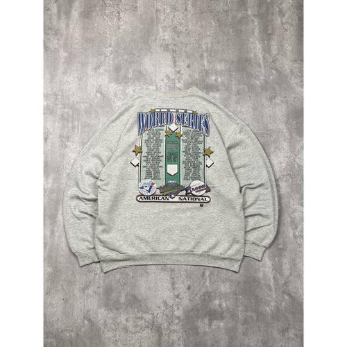 Vintage 1992 BLue Jays Vs Atlanta Braves MLB World Series Sweatshirt Size Large