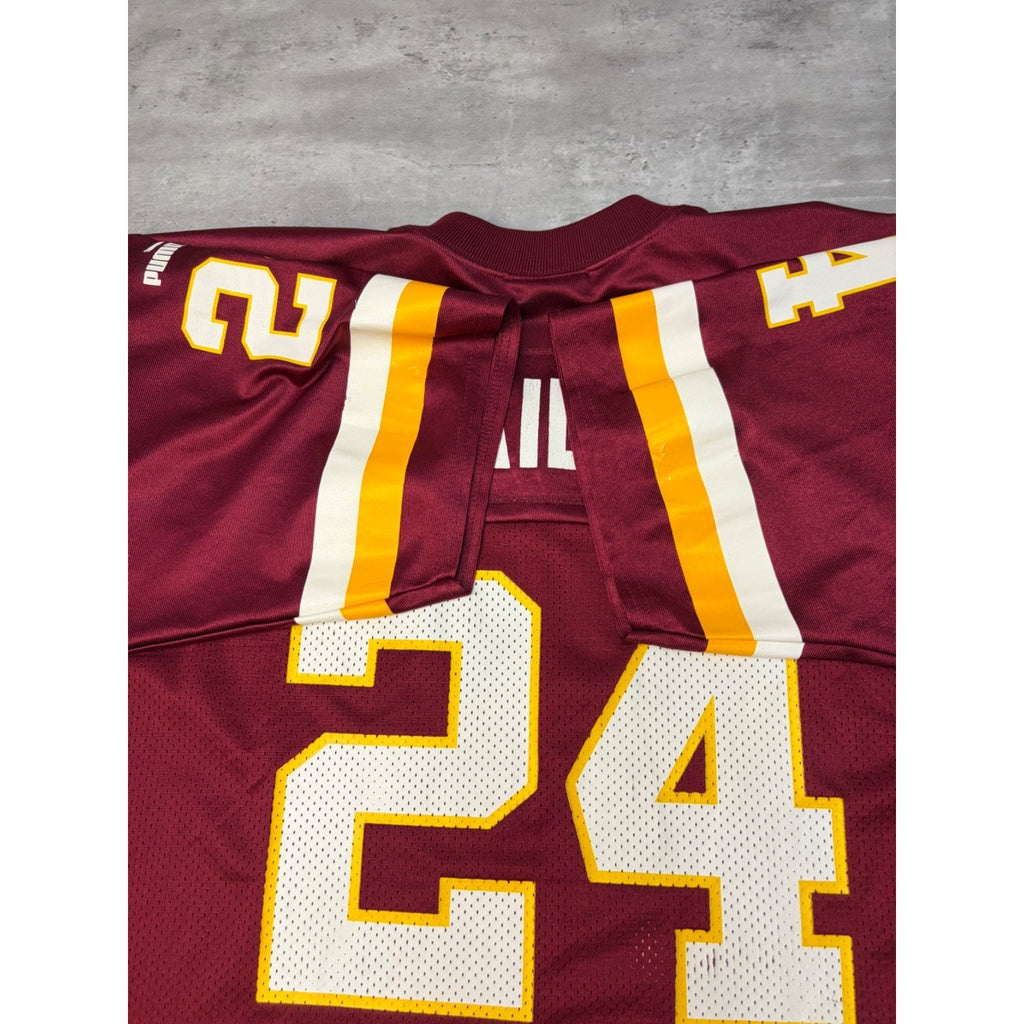 Vintage Champ Bailey #24 Washington Redskins NFL Puma Football Jersey Size XL