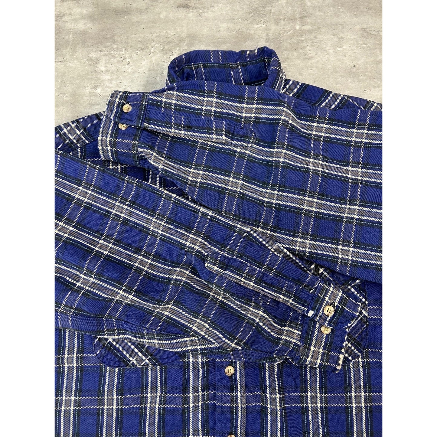 Vintage Carhartt Plaid Double Pocket Workwear Long Sleeve Button Up Shirt Large