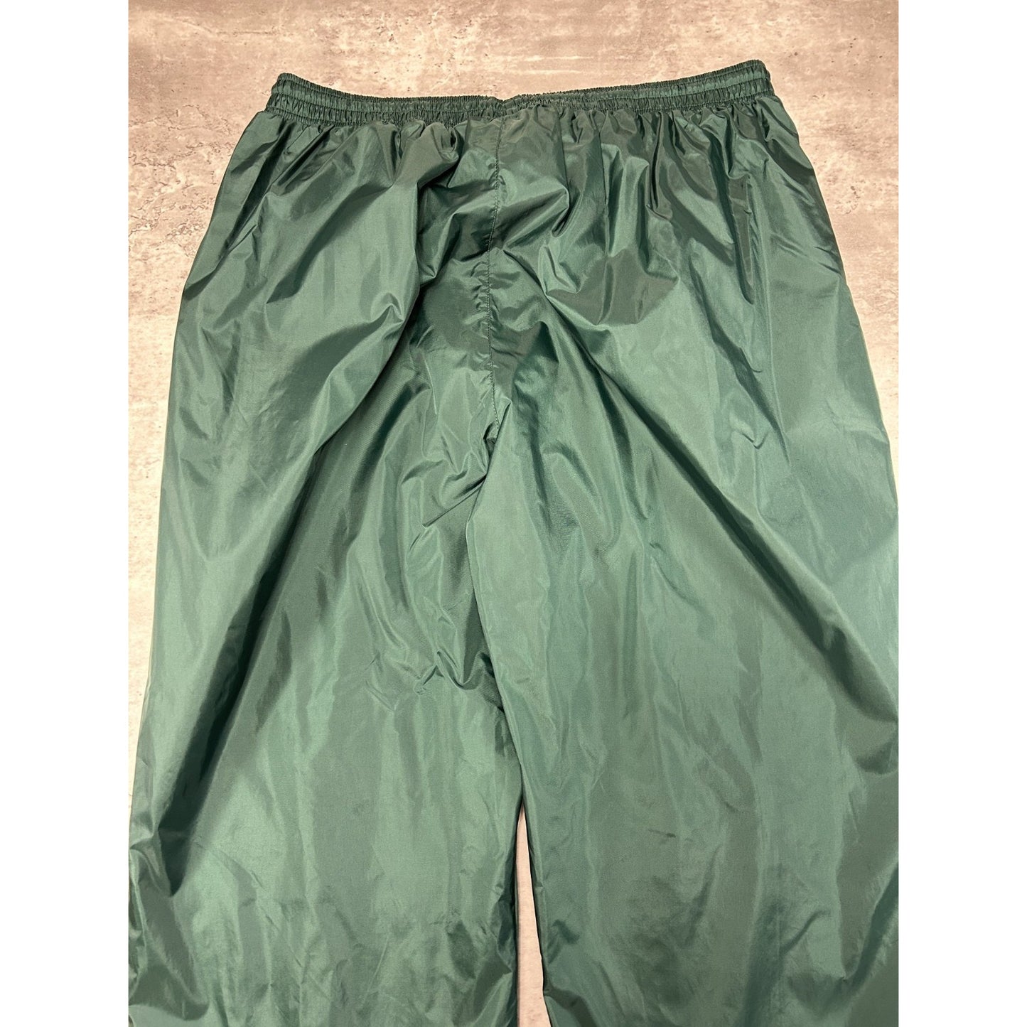Vintage 90s Adidas Embroidered Spellout Three Stripe Nylon Track Pants Size XL