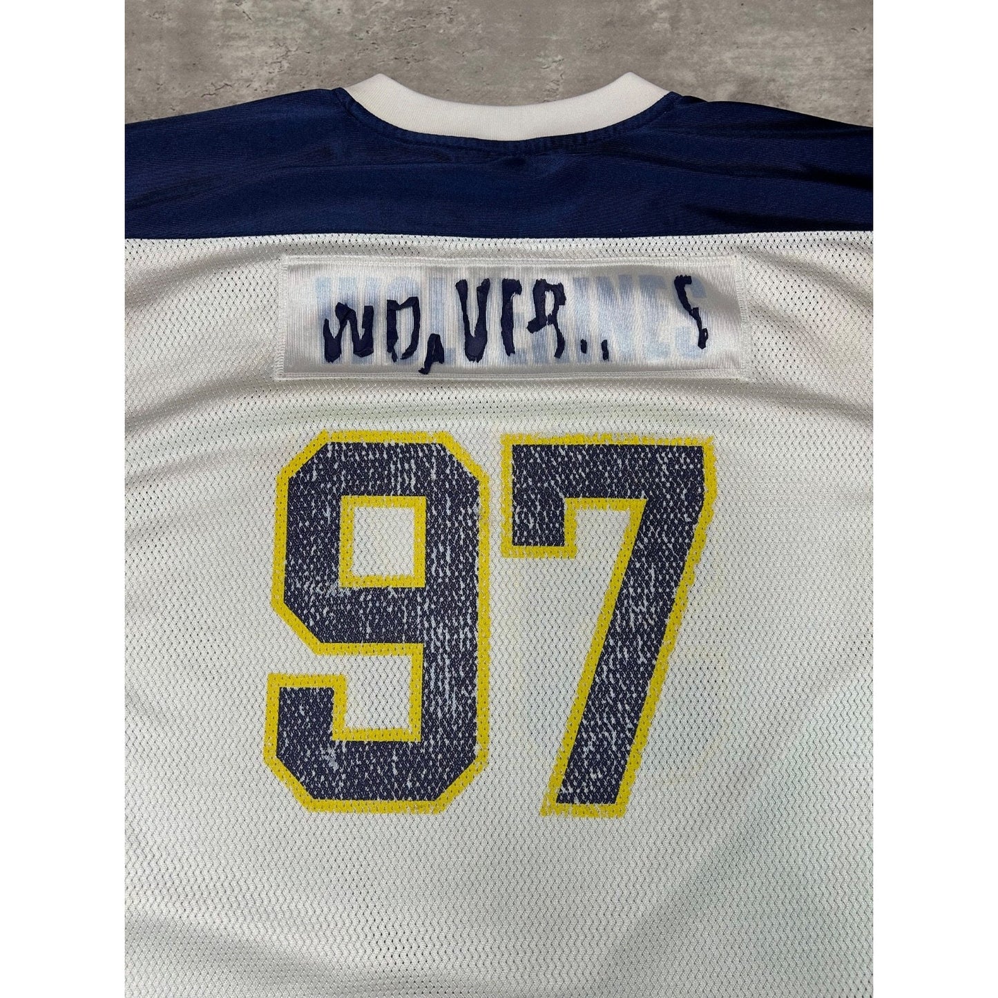 Vintage Michigan Wolverines #97 NCAA Collegiate Starter Jersey Size XL
