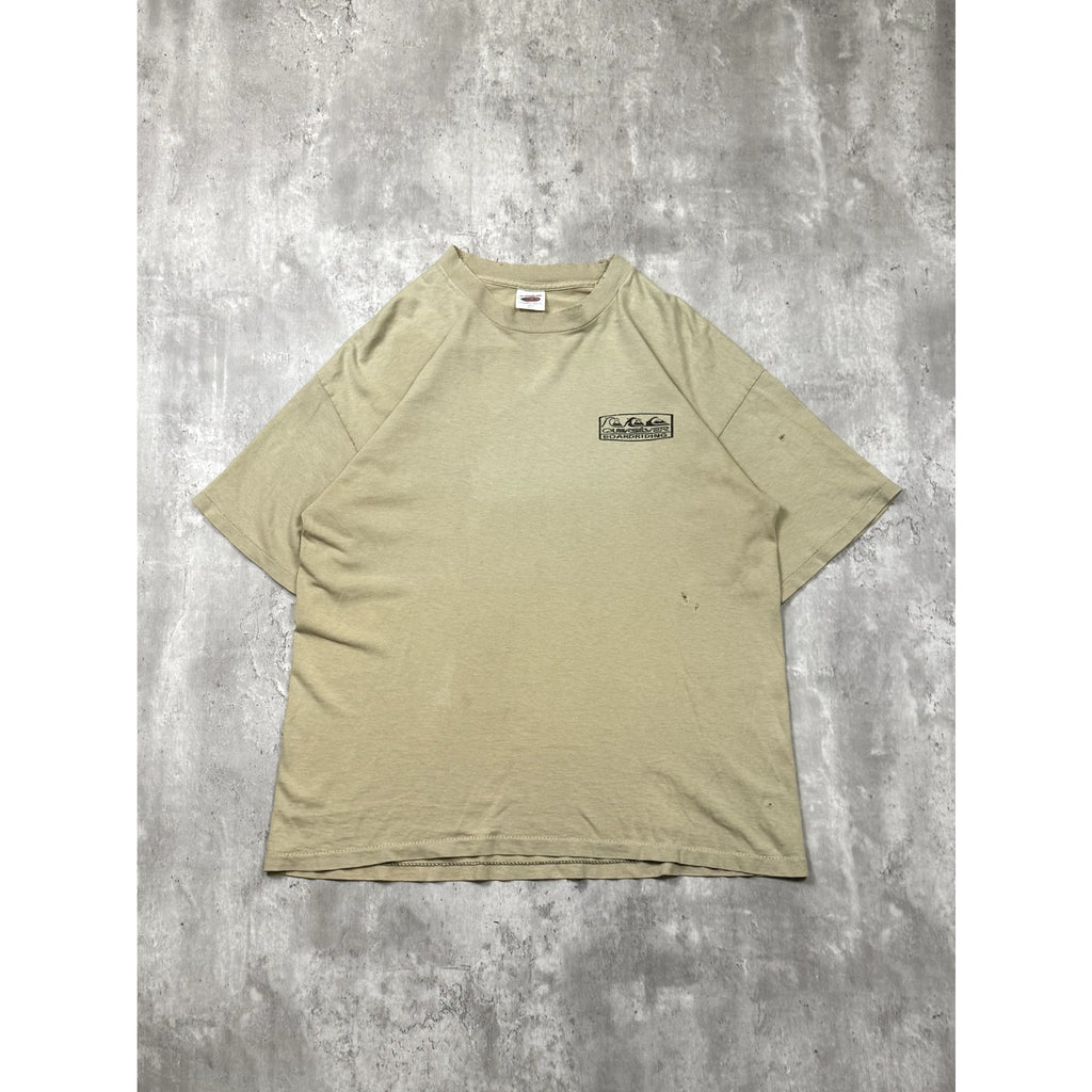 Vintage Y2K Quiksilver Boardriding Graphic Surf T-Shirt Size Large