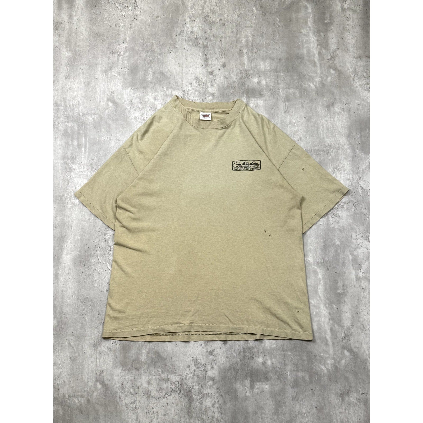 Vintage Y2K Quiksilver Boardriding Graphic Surf T-Shirt Size Large