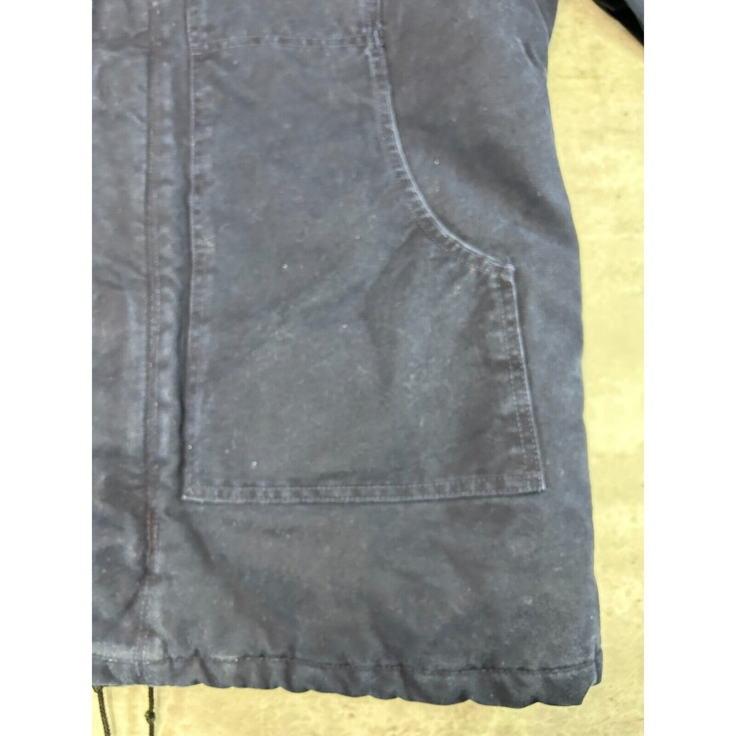 Vintage Carhartt Quilted Lined Canvas Workwear Arctic Jacket Size XL Tall Blue