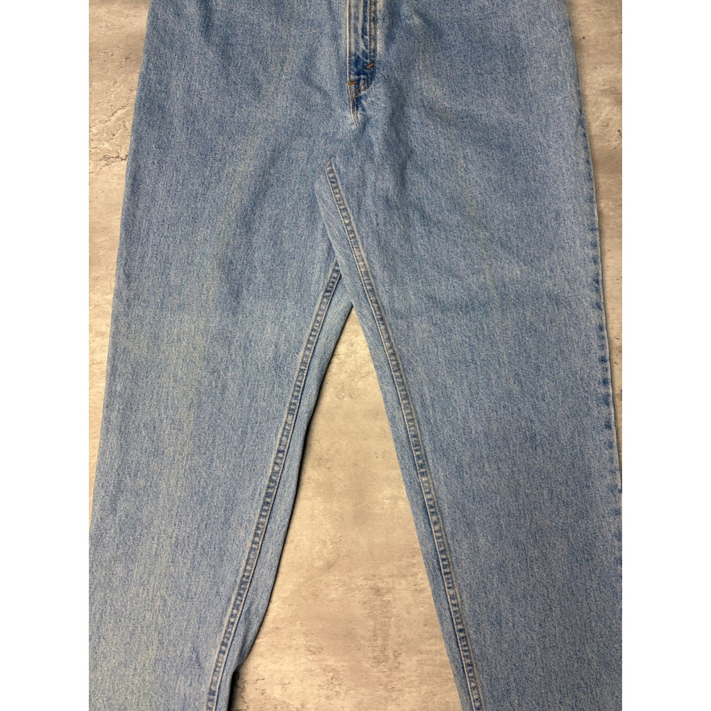 Vintage Womens Levis 550 Red Tab Medium Wash Denim Pants Size 33