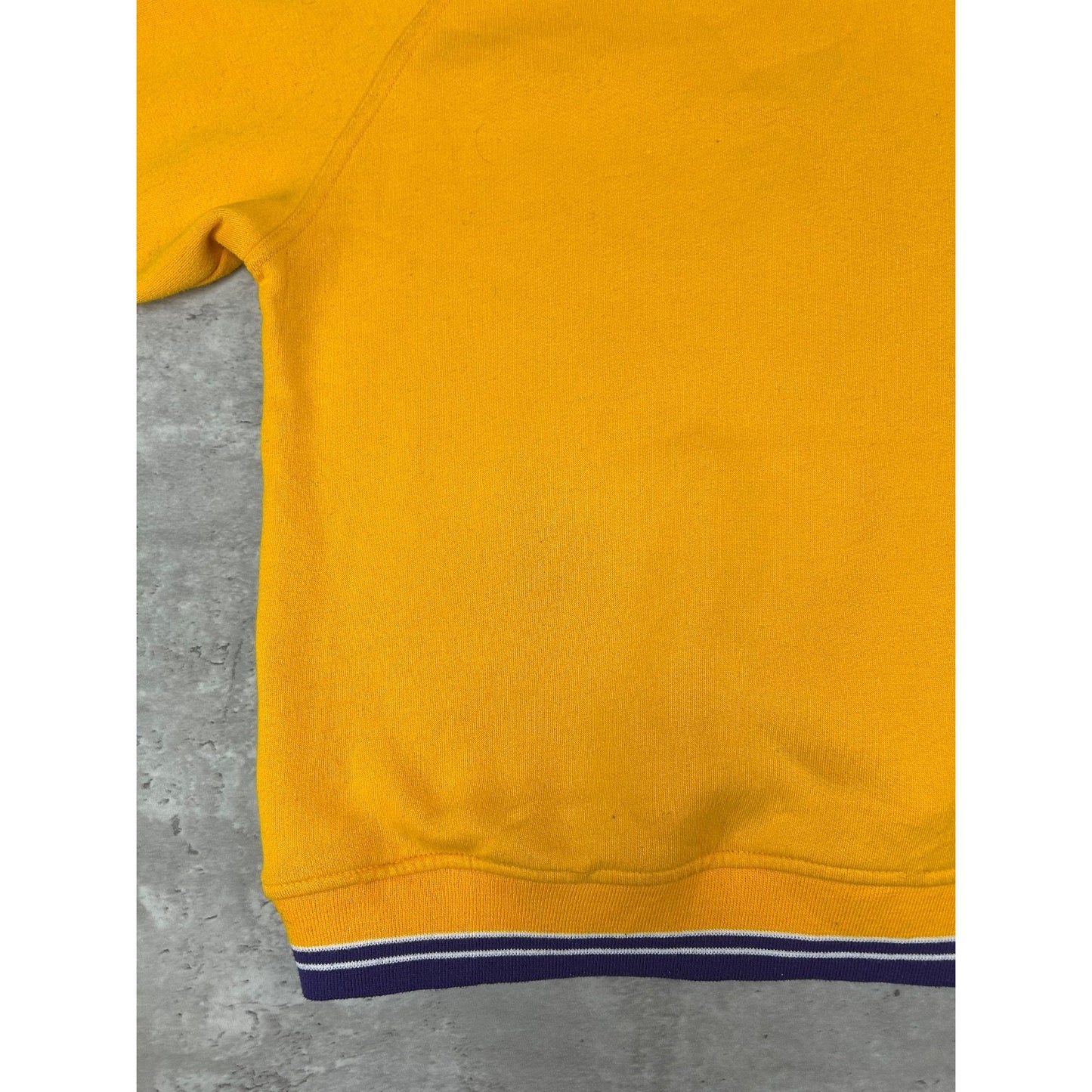 Vintage Los Angeles Lakers NBA Embroidered Nike Middle Swoosh Sweatshirt YOUTH M