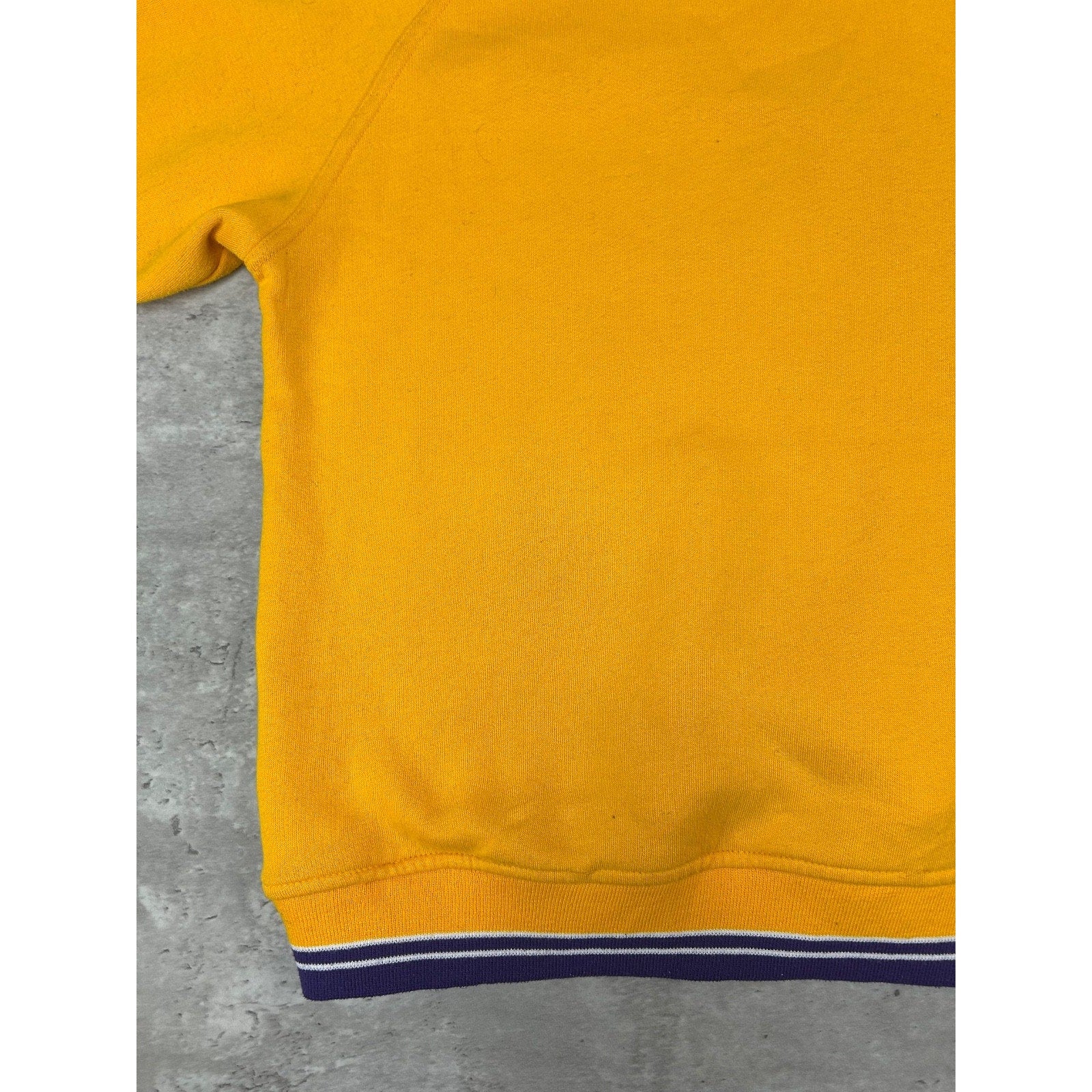 Vintage Los Angeles Lakers NBA Embroidered Nike Middle Swoosh Sweatshirt YOUTH M