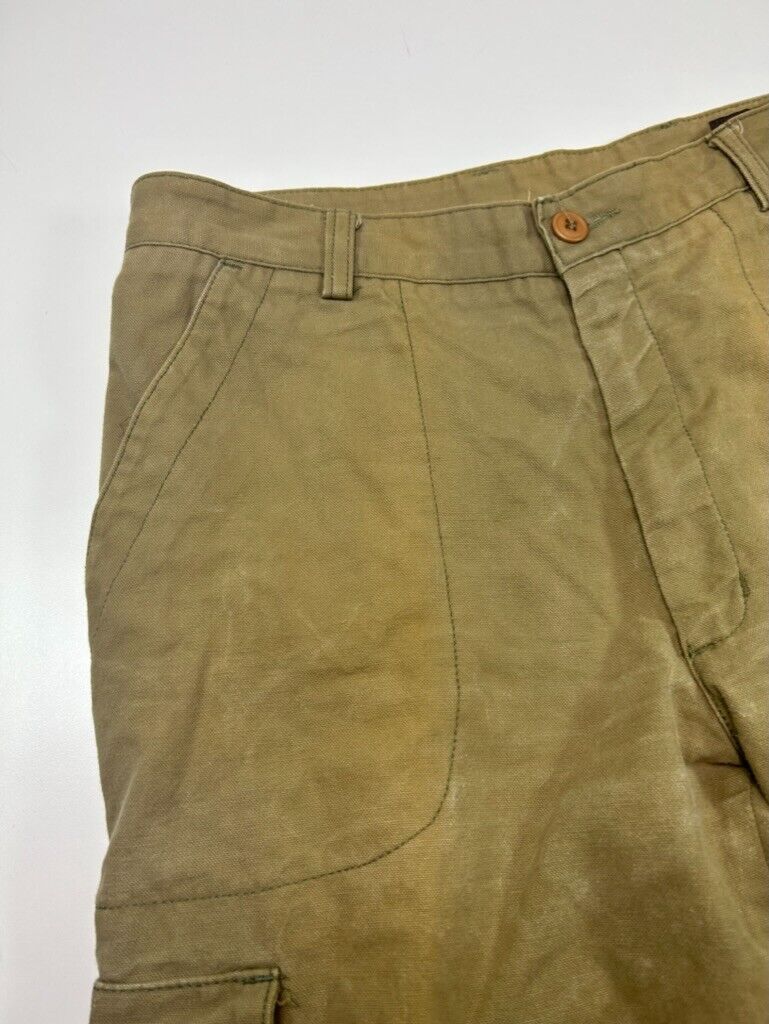 Vintage 80s/90s Chaps Ralph Lauren Straight Fit Cargo Pants Size 34 Beige