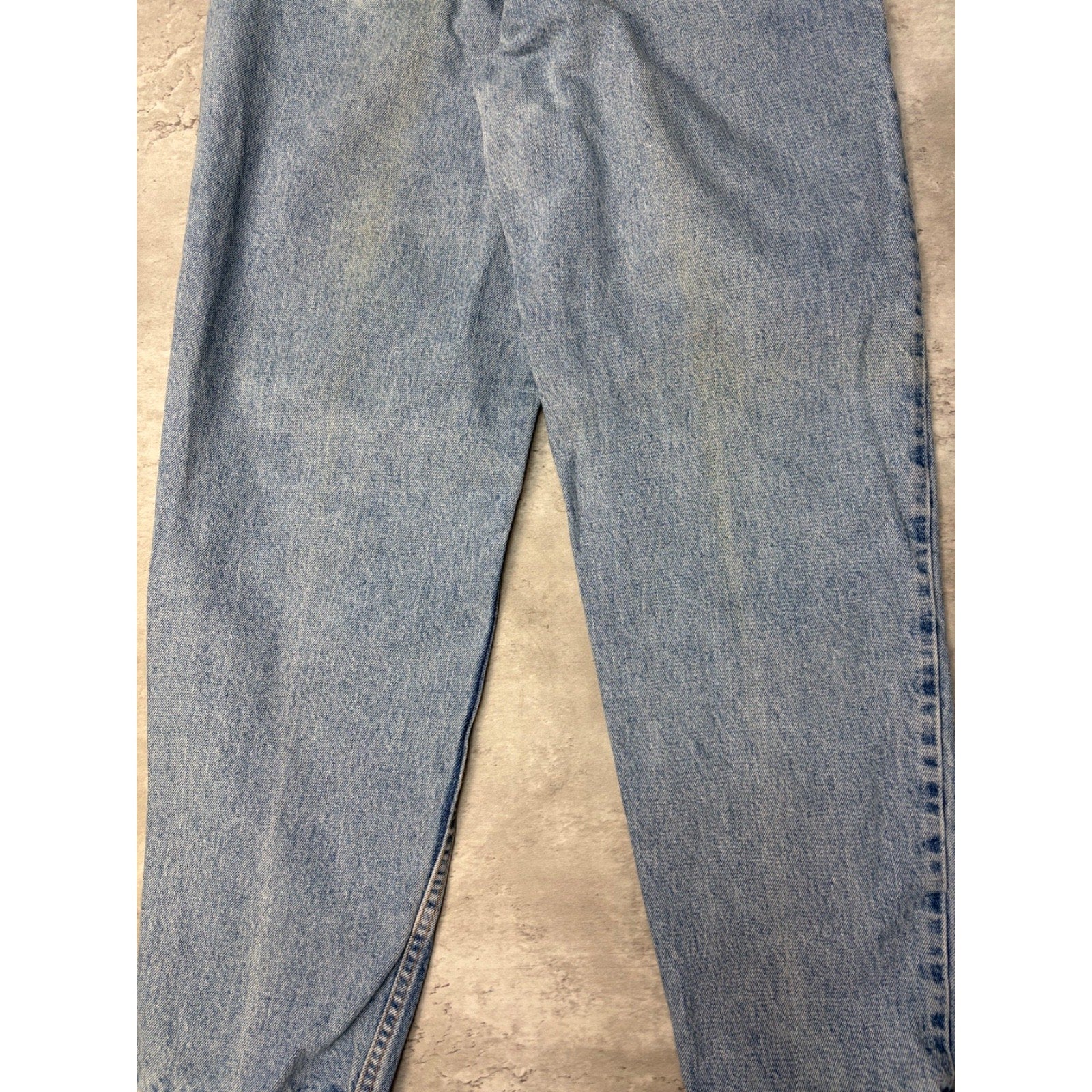 Vintage Levis 550 Red Tab Relaxed Fit Medium Wash Denim Pants Size 34
