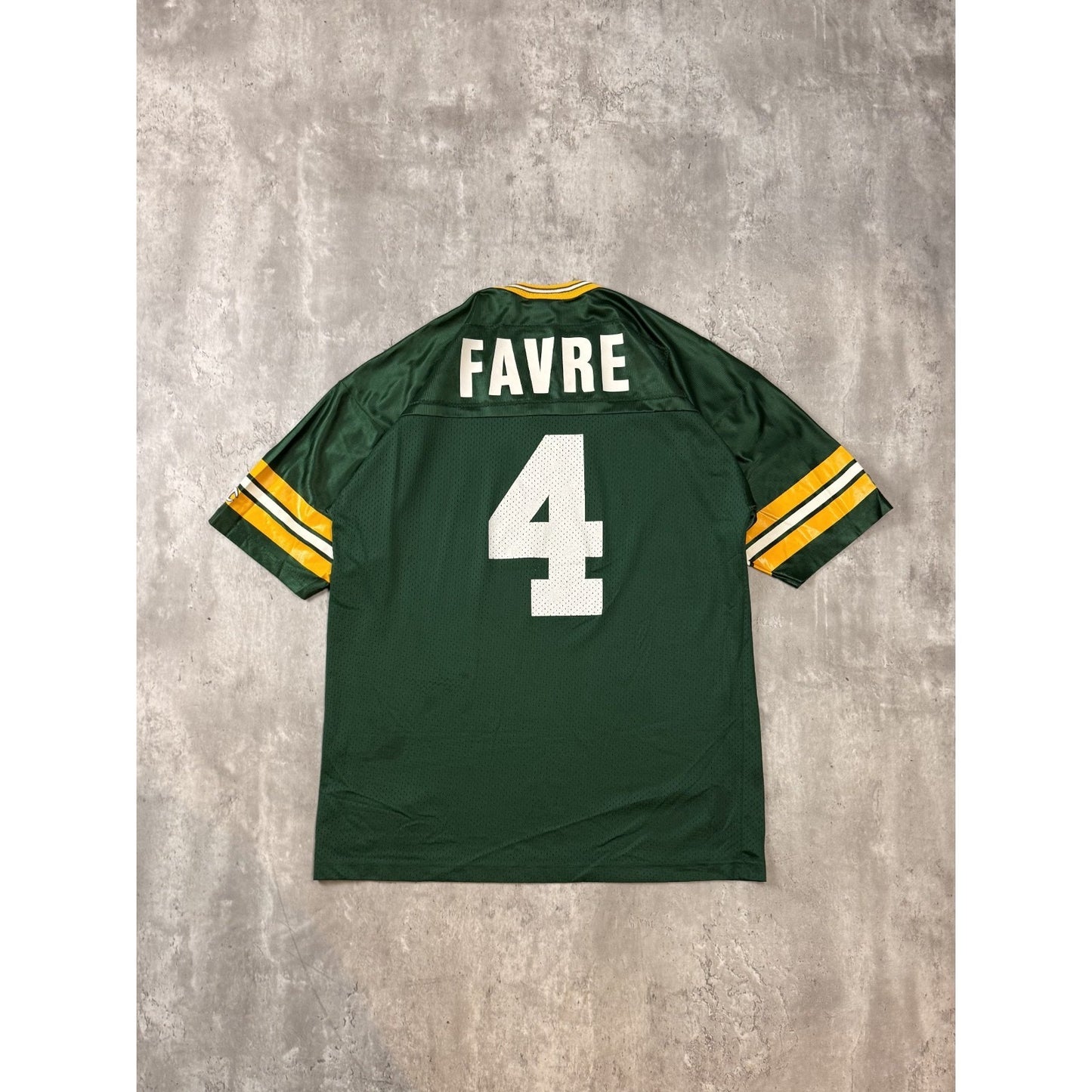 Vintage 90s Brett Favre #4 Green Bay Packers NFL Champion Jersey Size Large